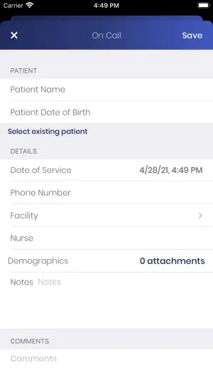 DocBuddy: logging an on-call visit