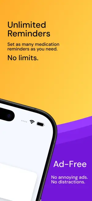Timely Pill: unlimited reminders, no ads